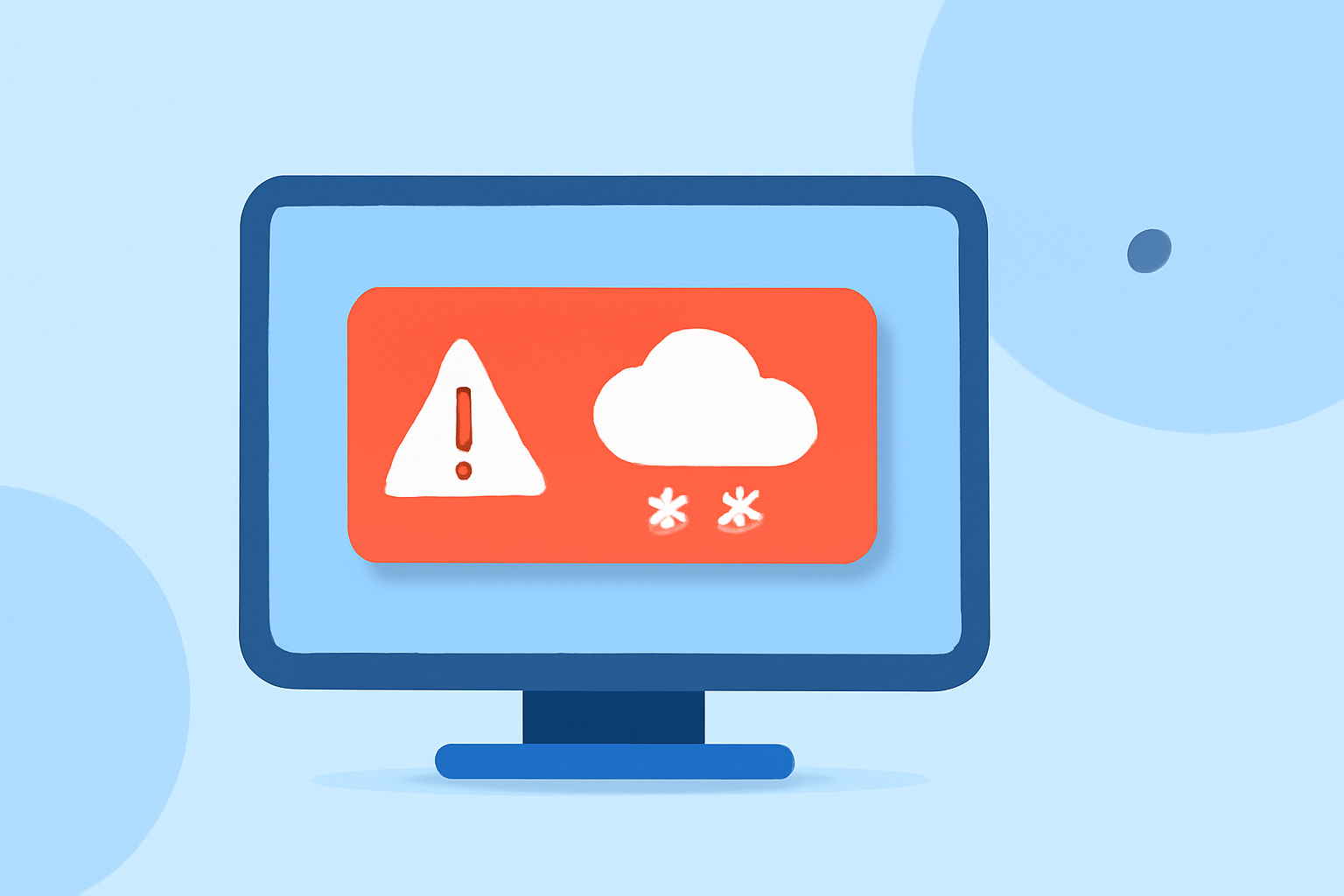 Pro Weather Notification Banners During Winter Storms