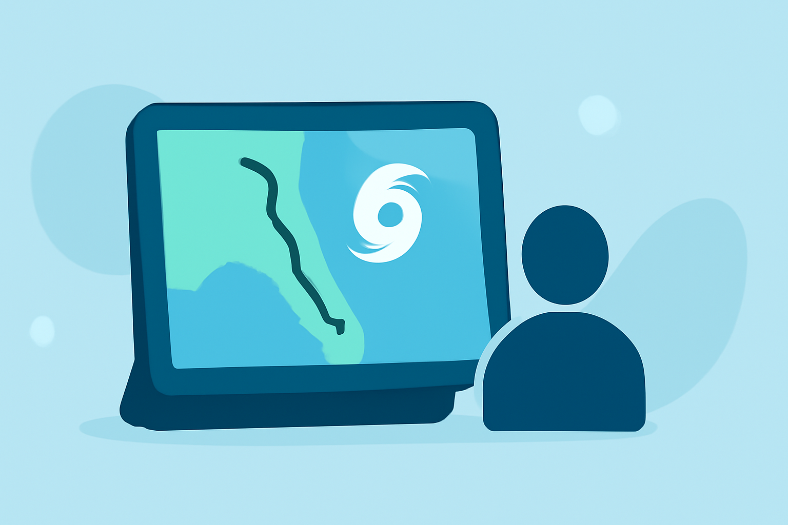 Easy Access to Hurricane Evacuation Routes on Smart Displays