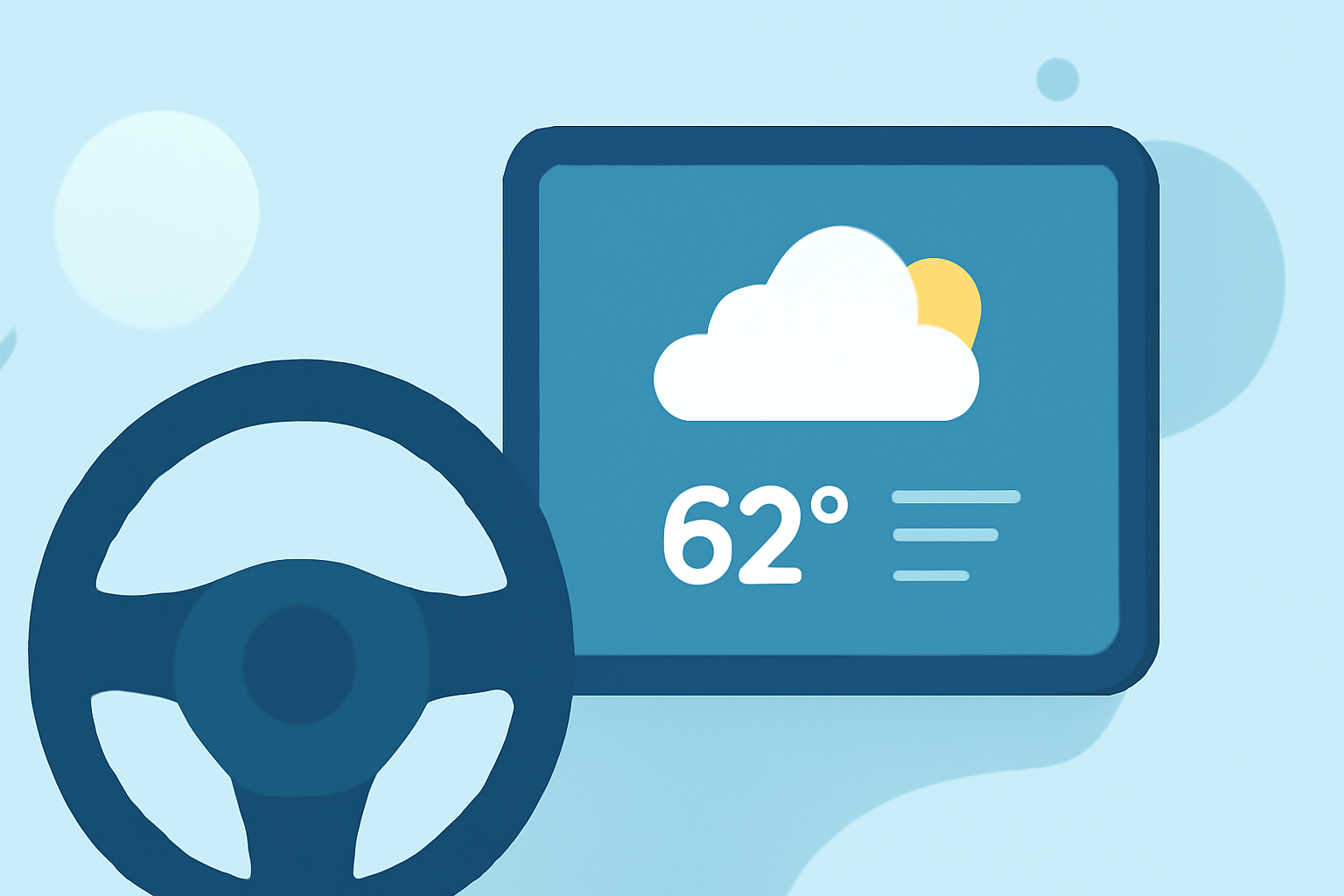 The Essential Guide to Glanceable Weather Widgets for Your Car