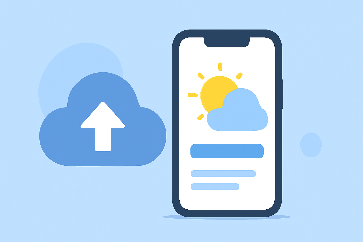 Weather for a Road-and-Air Trip Step by Step on iPhone