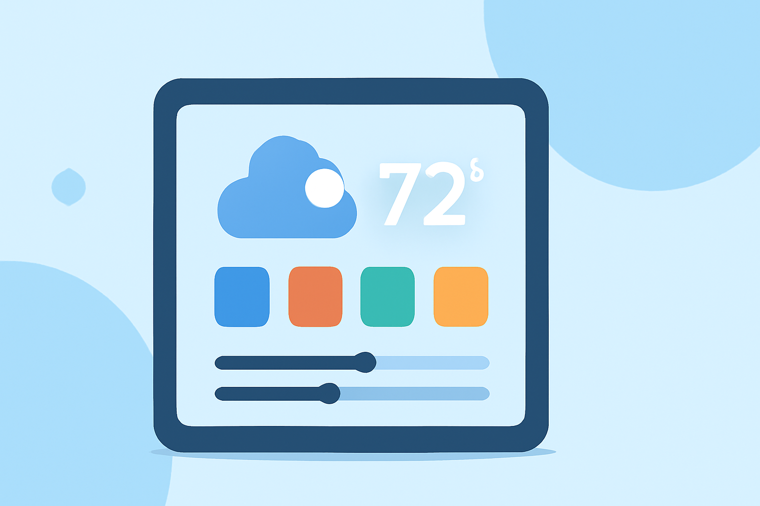 Customizing Weather Widget Color Themes on Your iPad