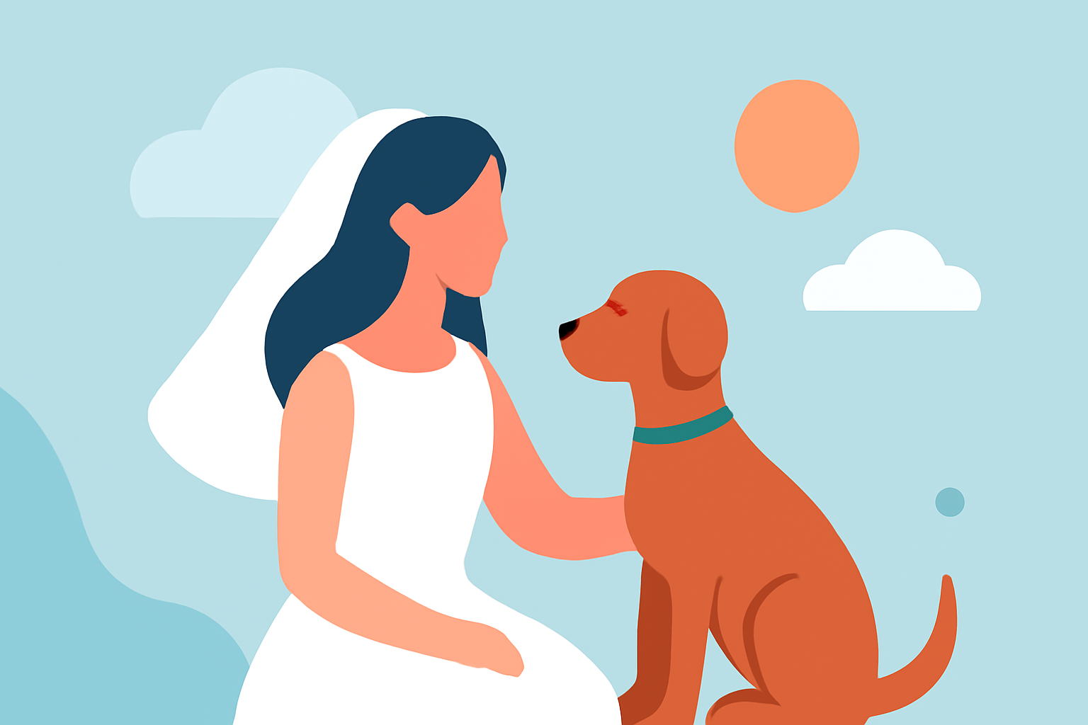 Weather Considerations for Outdoor Weddings with Pets