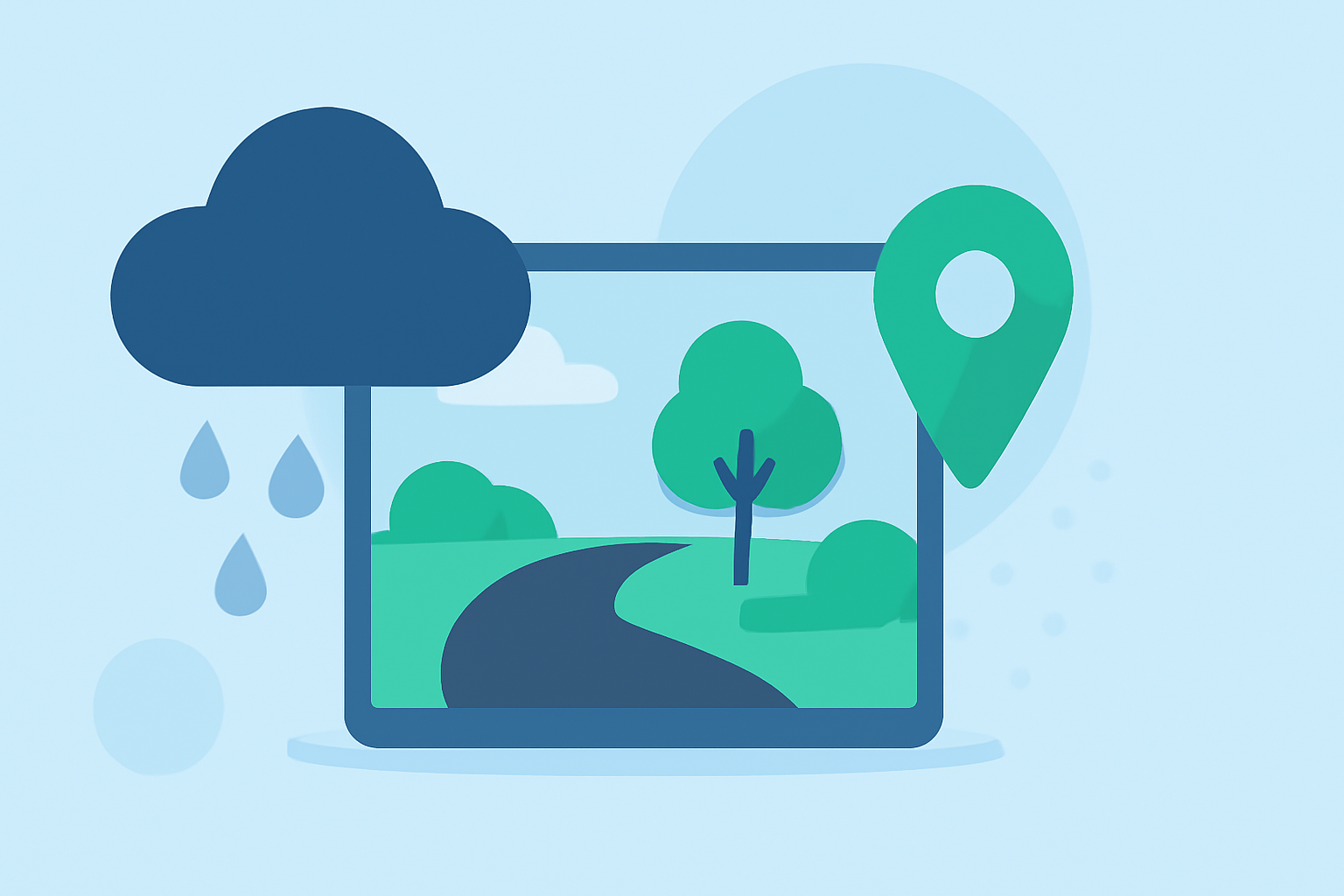 Using Weather Data for Effective Driveway Landscaping