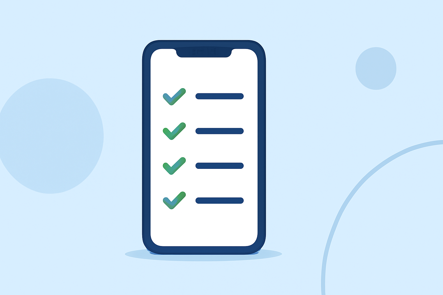Your Radar Product Types Checklist on iPhone