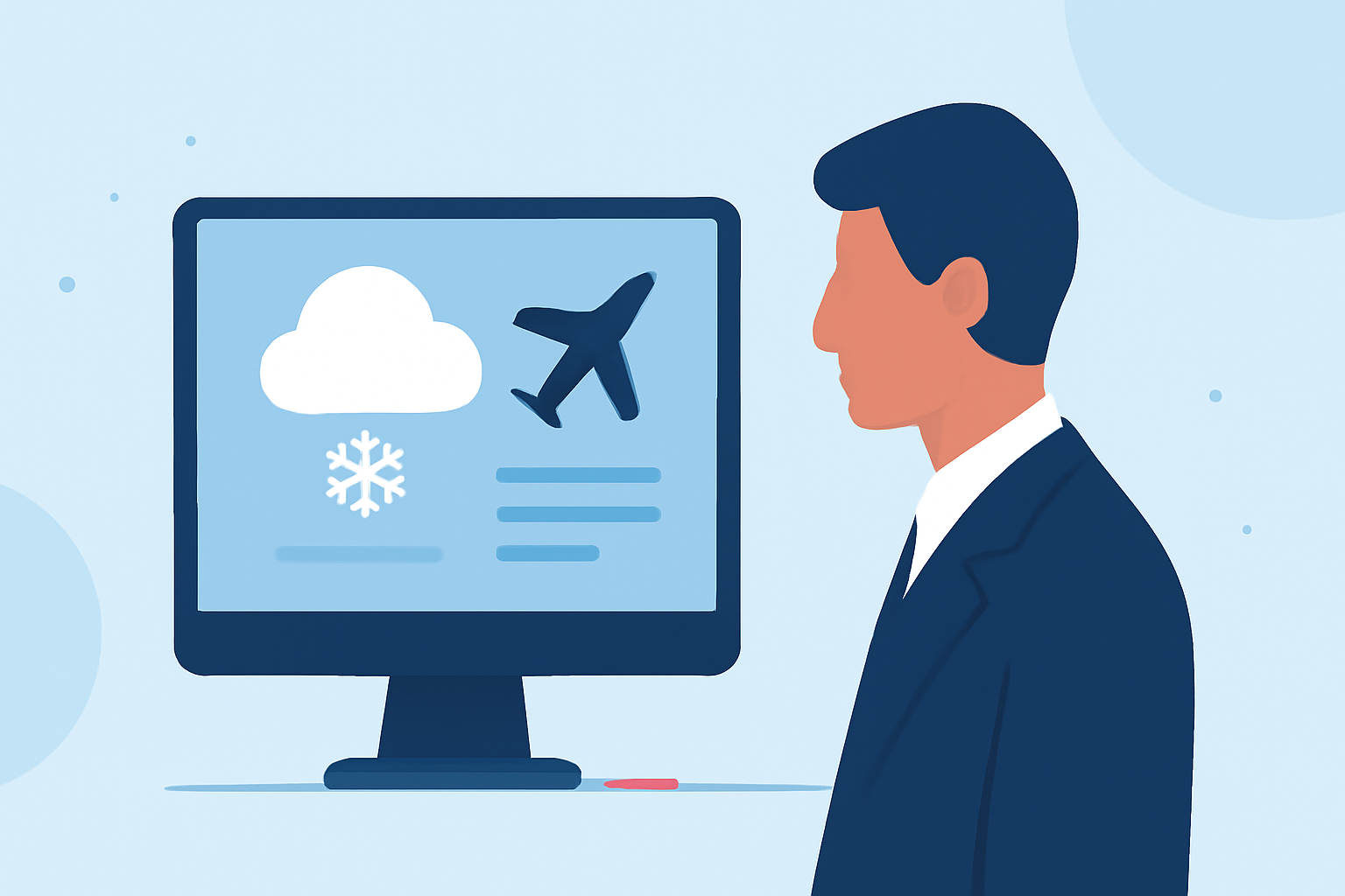 Avoiding Common Mistakes When Tracking Winter Weather Before Flights: A Guide for Business Travelers