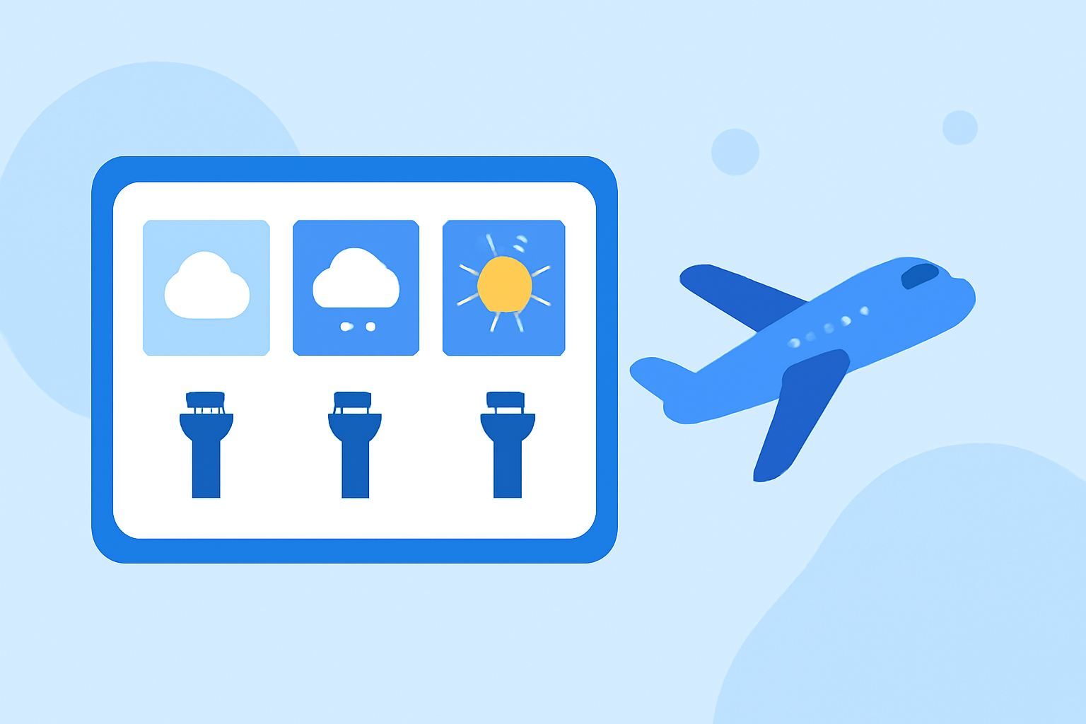 Comparing Weather Across Airports for Domestic Flights