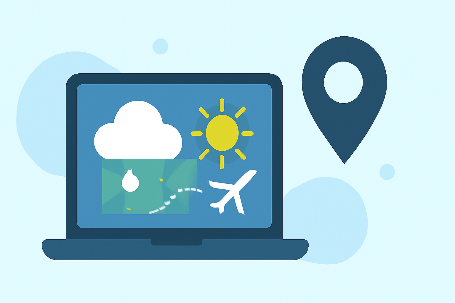 Weather Tracking for Travel Guide for Connecting Flights