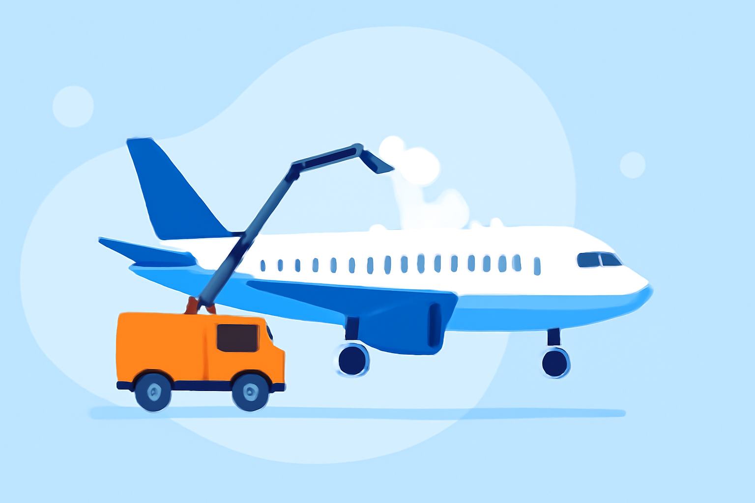 Easy Aircraft De-Icing in Winter for Frequent Flyers