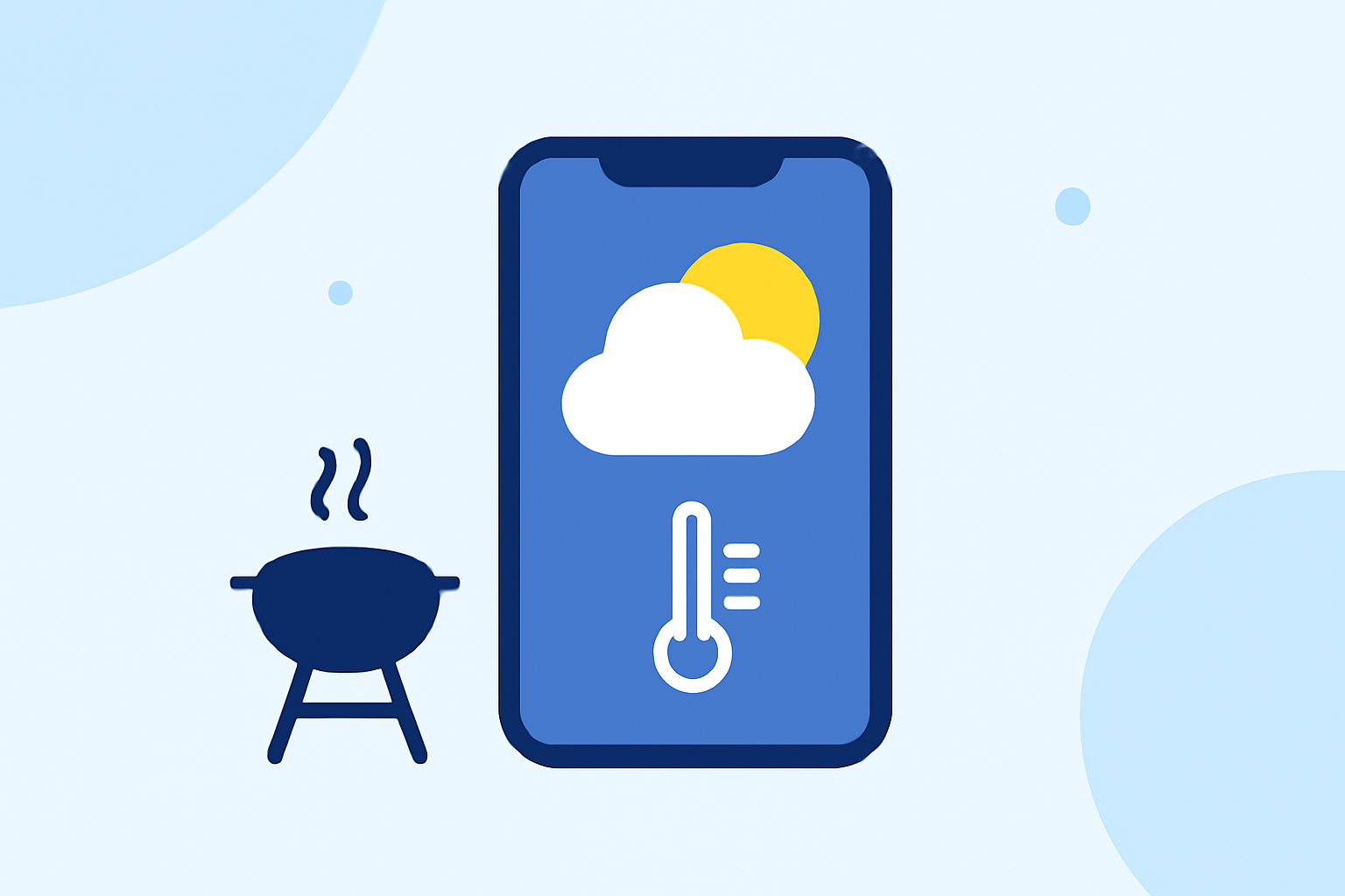 Weather for Outdoor Barbecue Tips on iPhone