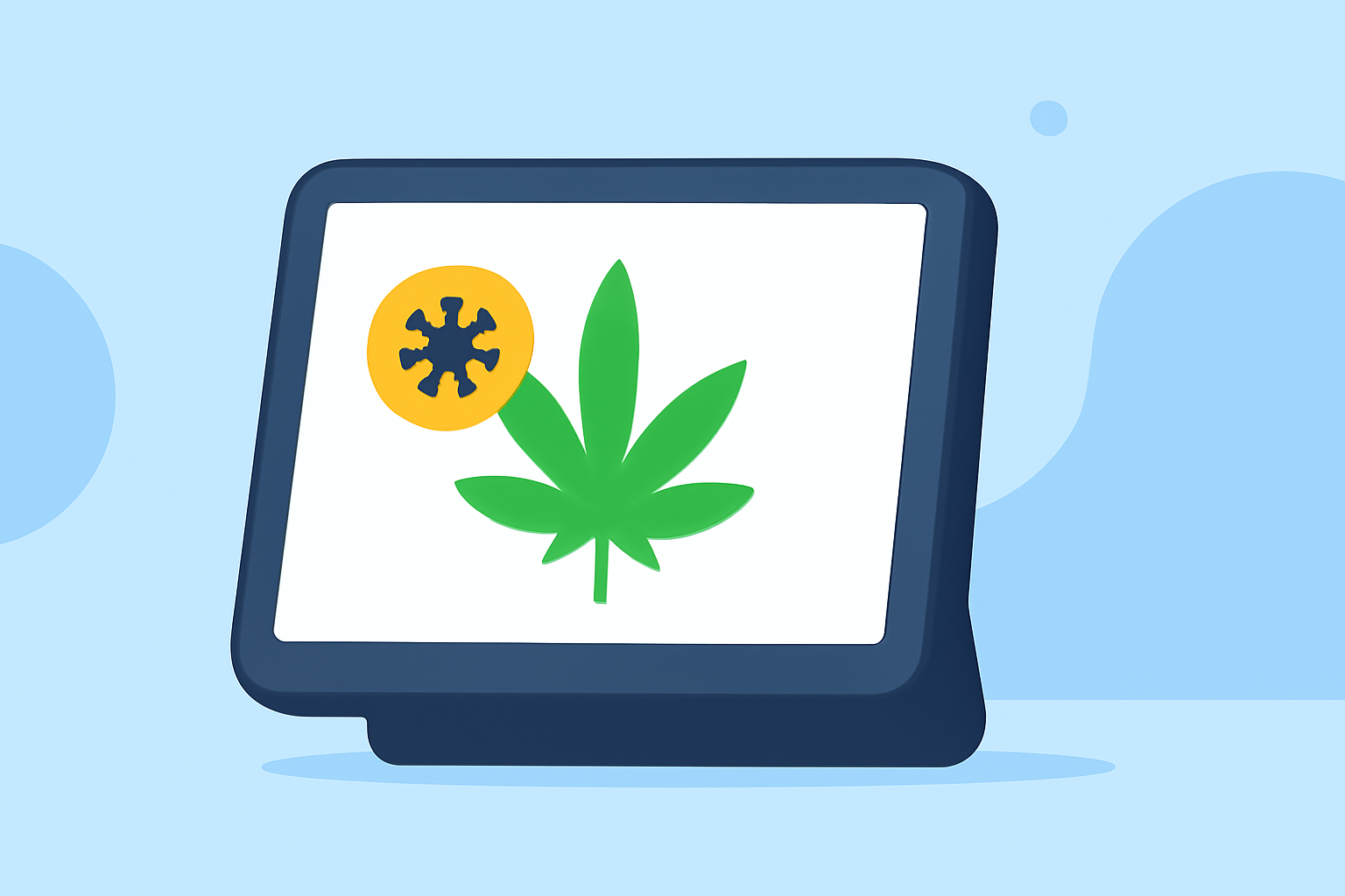 Easy Weed Pollen on a Smart Display