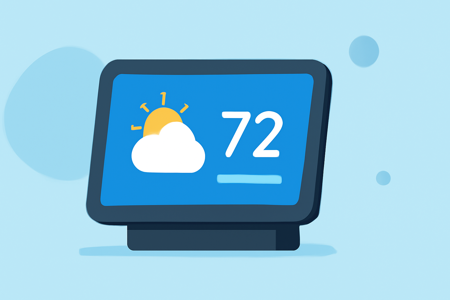Enhancing Your Smart Display with Real-Time Weather Information