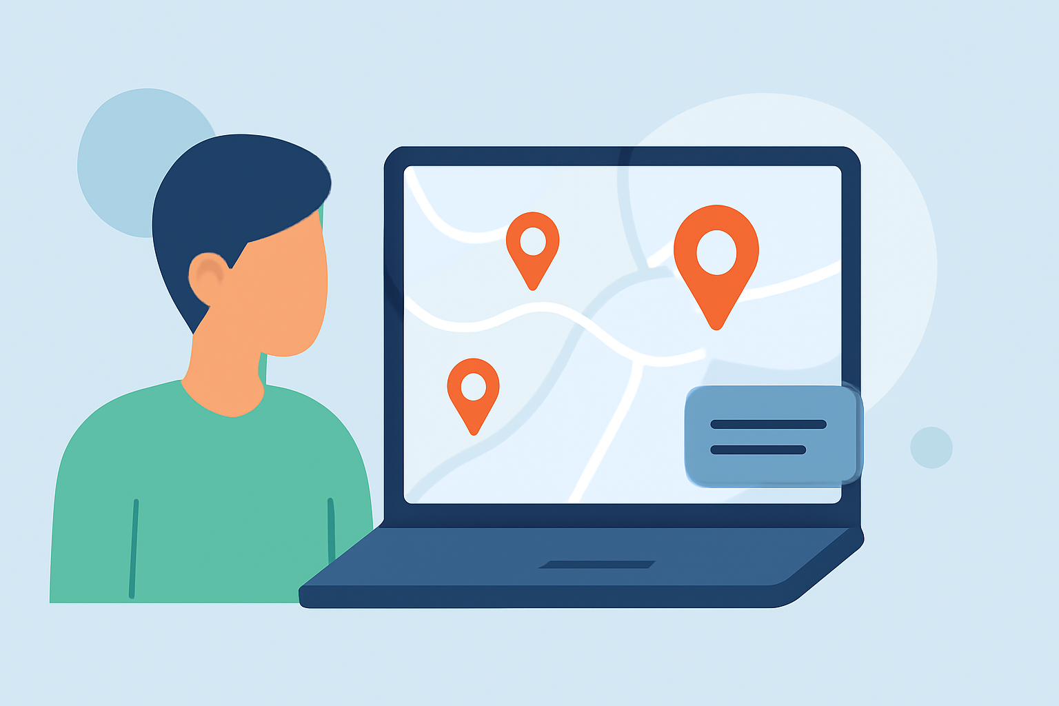 Enhancing Family Trip Planning with Map Overlay Text Labels