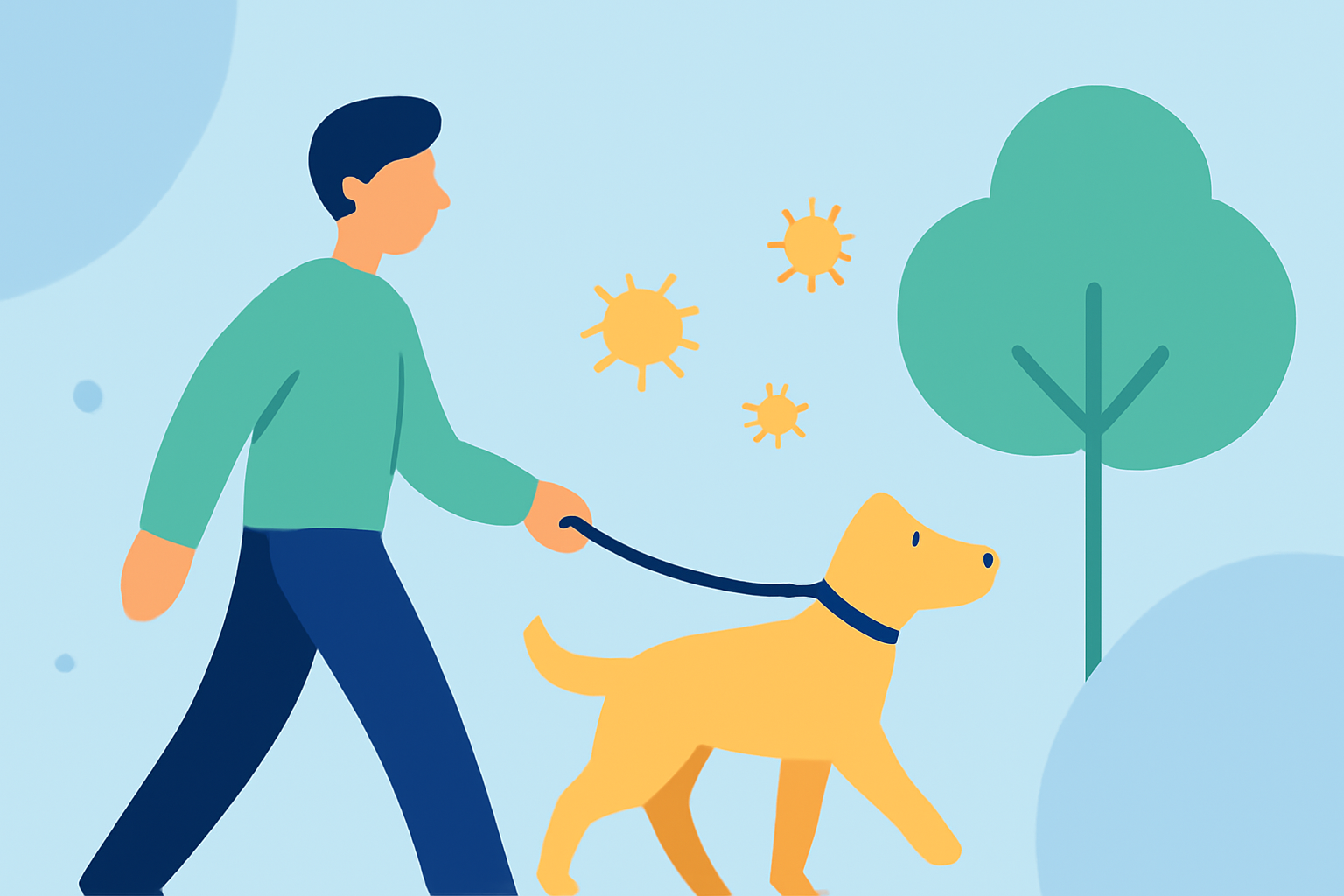 Navigating Pet Walks During Pollen Season: Essential Weather Insights