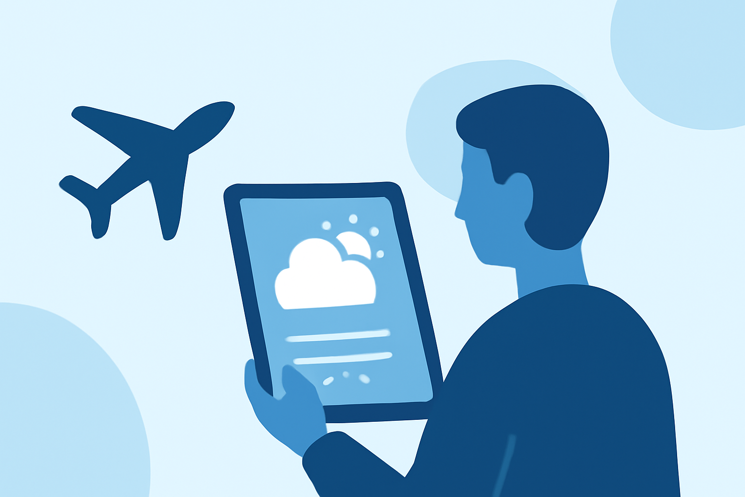 Quick Last-Minute Weather Checks Before a Flight on iPad