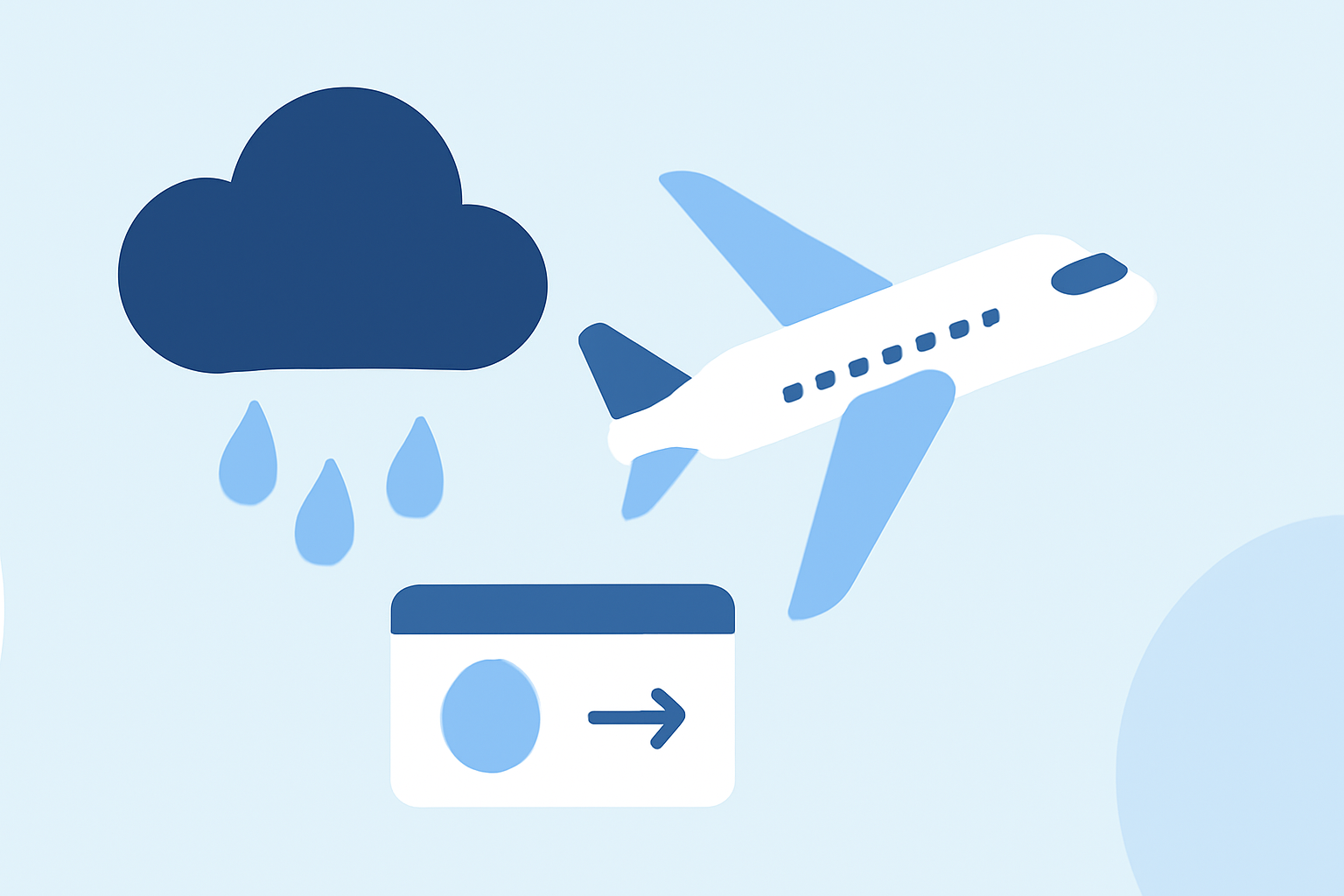 Rain Delays for Flights: Tricks for International Travel