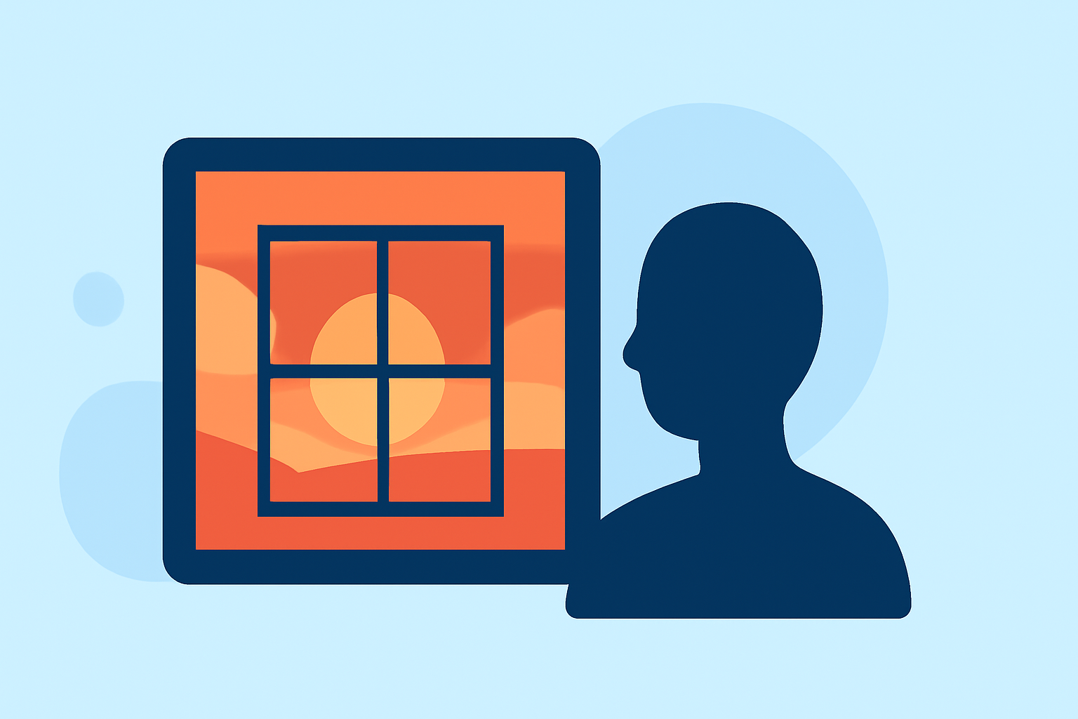 Enhancing Sunset Photos Captured Through Your Window on iPad