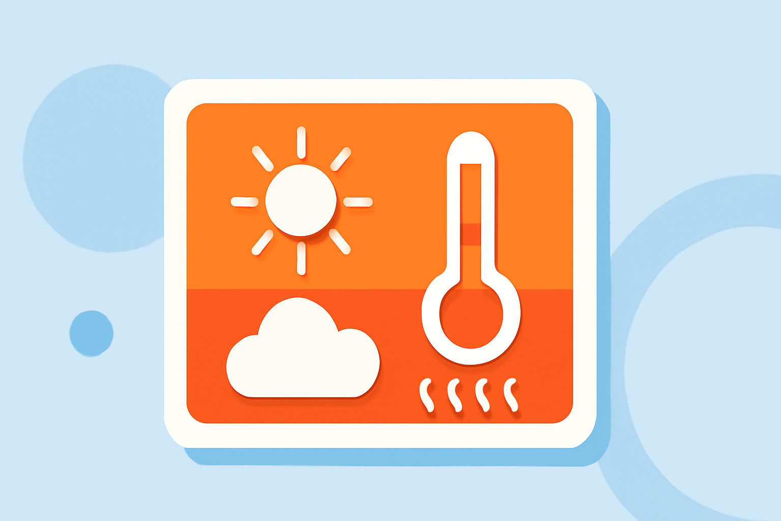 Understanding Weather Widget Color Themes During Heat Waves