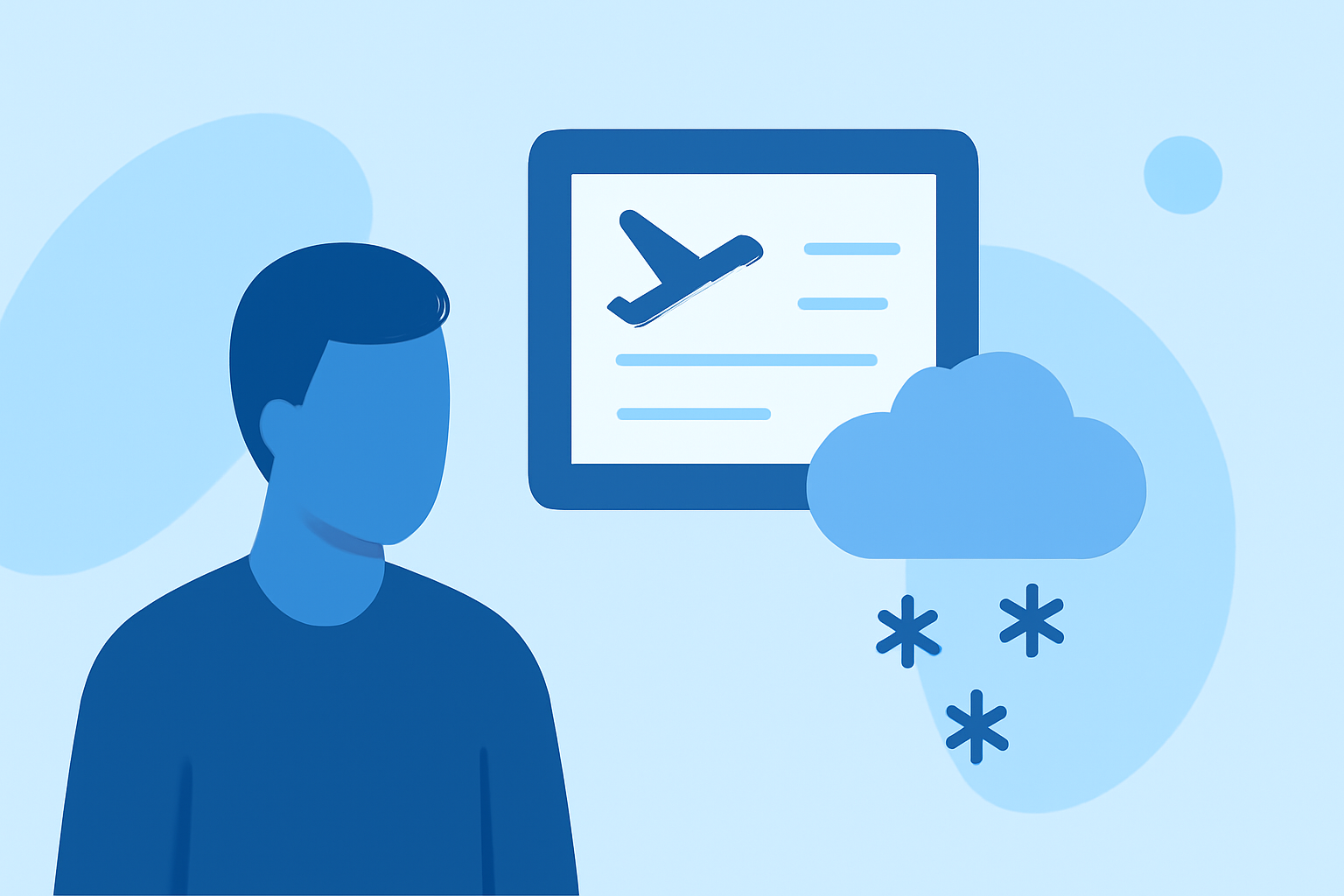 Avoiding Common Mistakes During Snow-Related Flight Delays