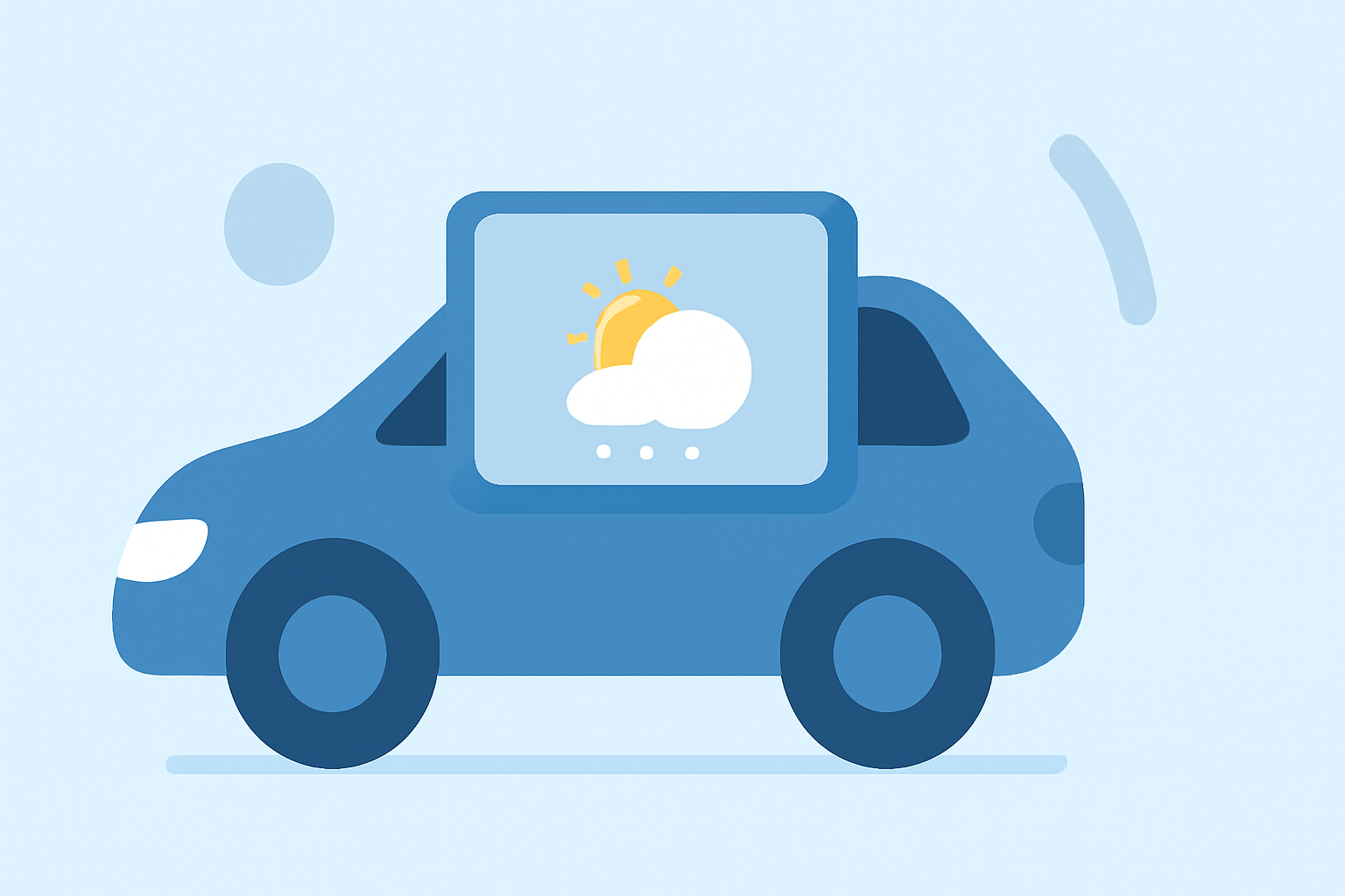 Mastering School Pickup with Real-Time Weather Updates in Your Car