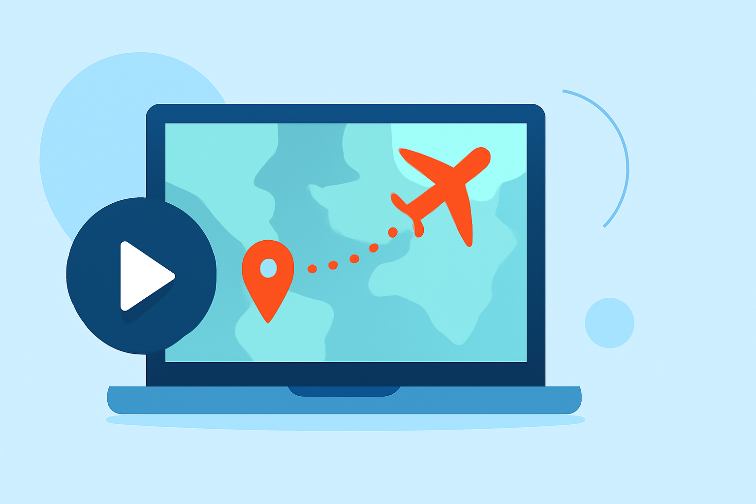 Enhancing Your Travel Reels with Flight Route Map Overlays