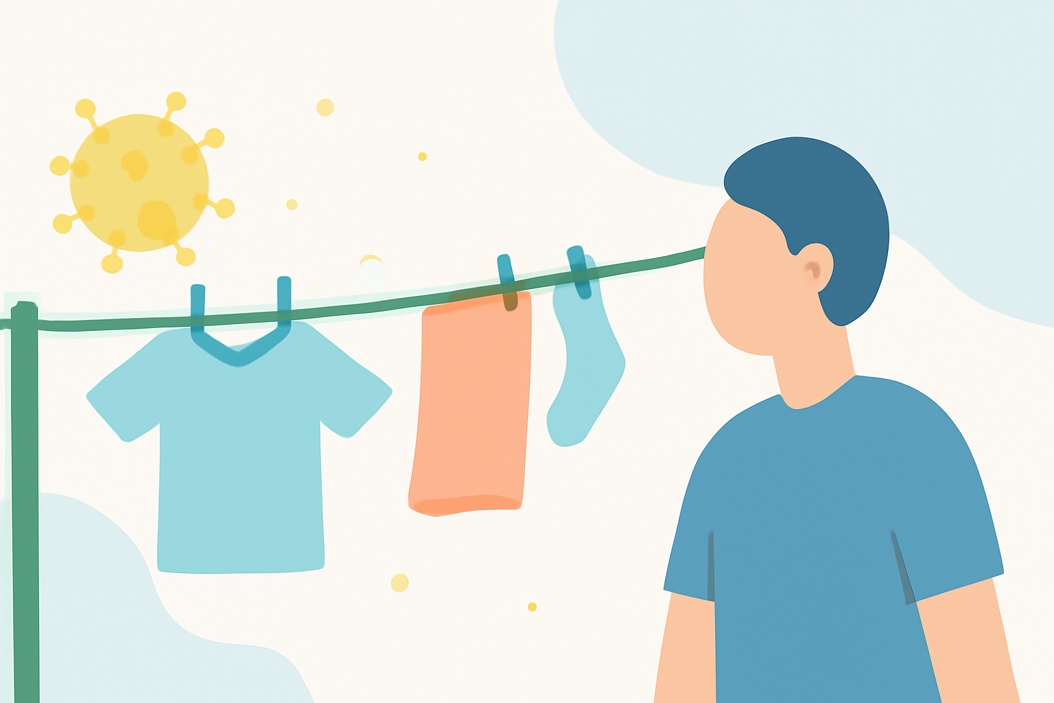 How to Safely Dry Laundry Outdoors During Pollen Season
