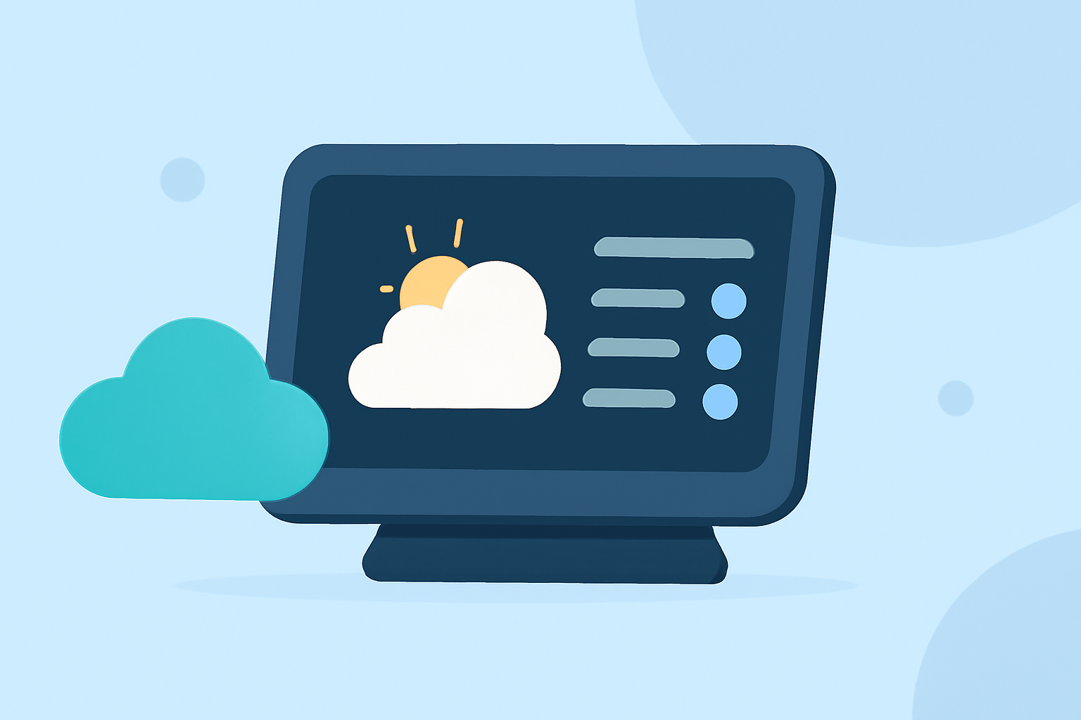Weather Notification Frequency Basics on a Smart Display