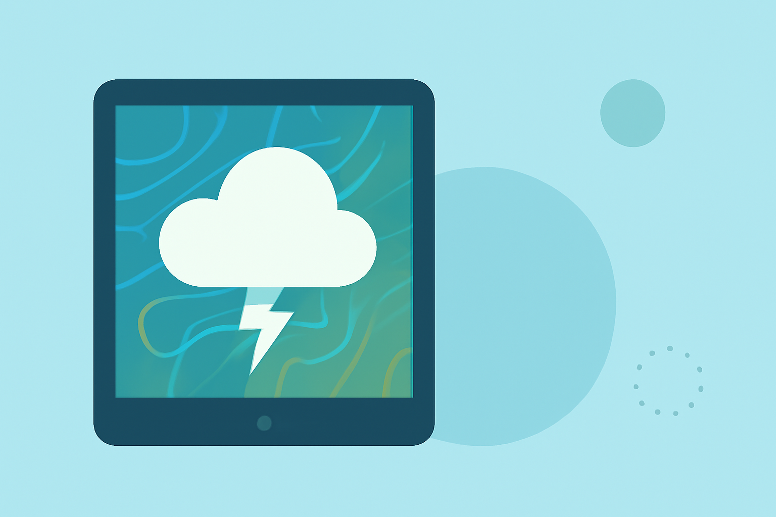Weather Model Basics Explained on iPad