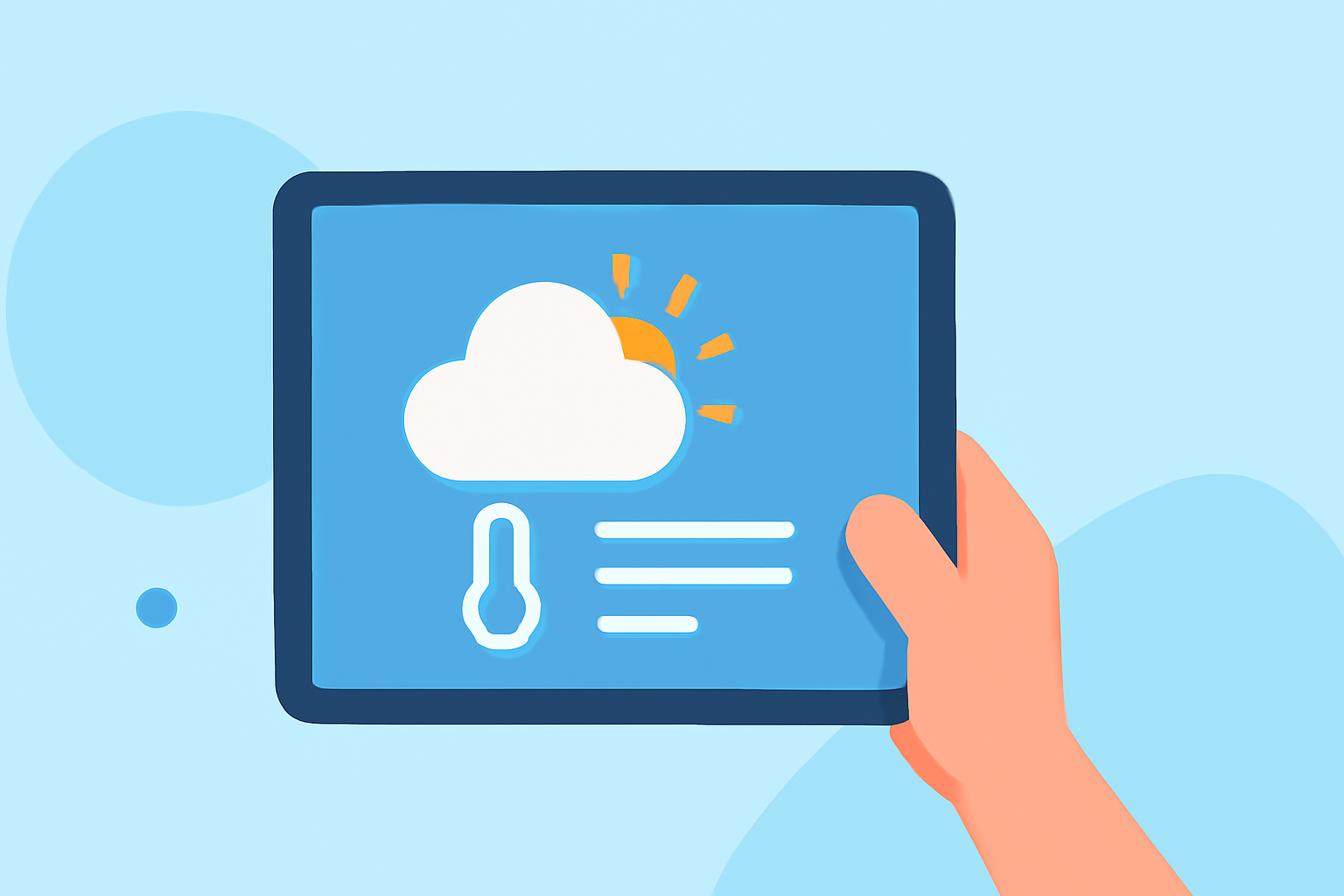 Enhancing Weather Forecast Accuracy on Your Tablet