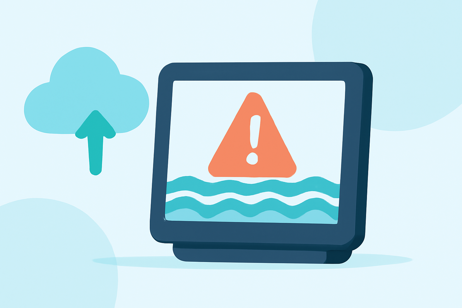 Flash Flood Safety Tricks on a Smart Display