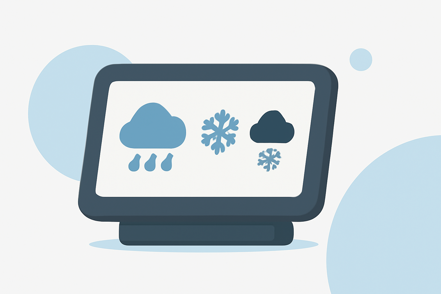 Easy Precipitation Type Classification on a Smart Display