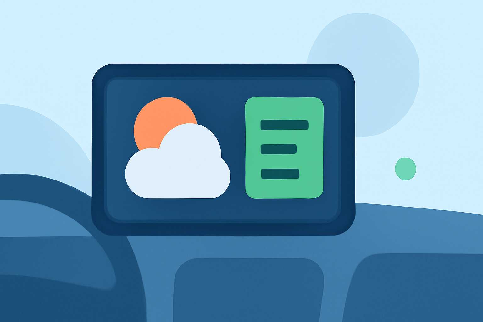Enhancing In-Car Weather Widgets with Custom Color Themes