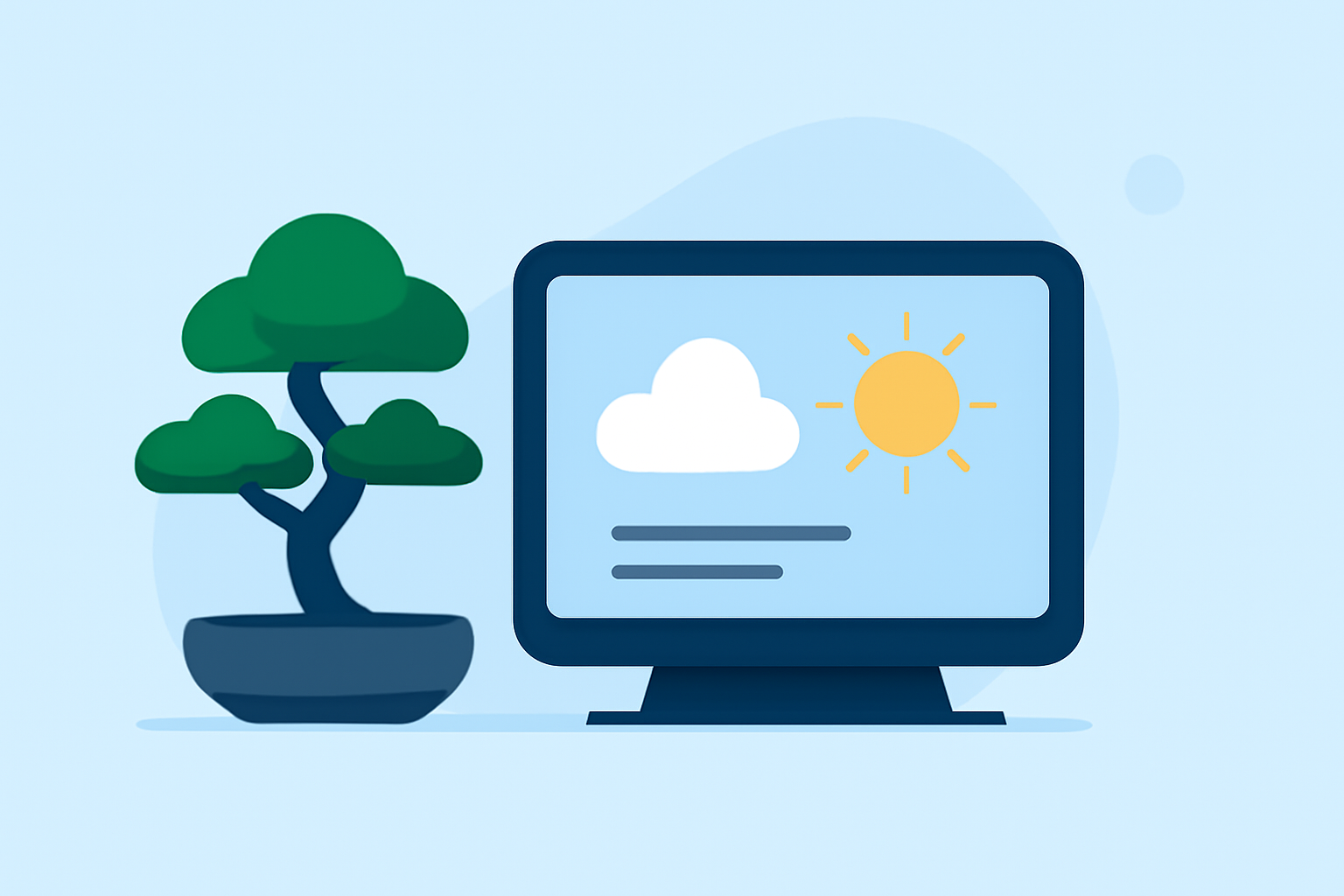 An Introduction to Weather for Bonsai Care on a Smart Display