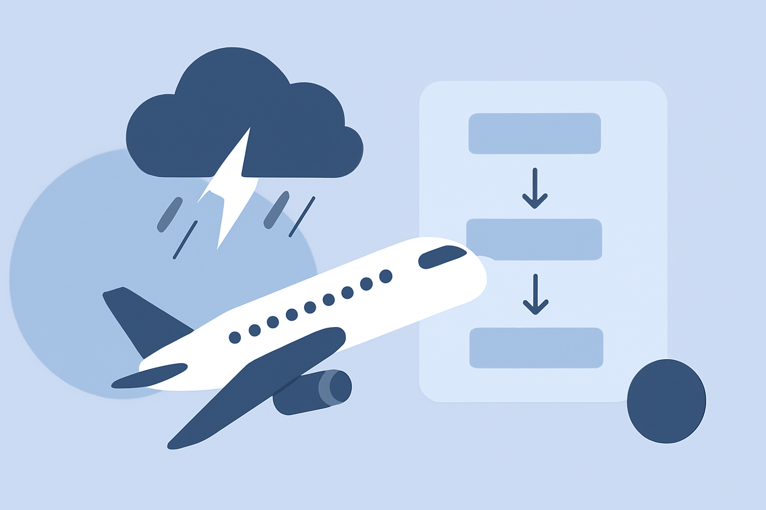Understanding and Mitigating Cascading Flight Delays After Storms