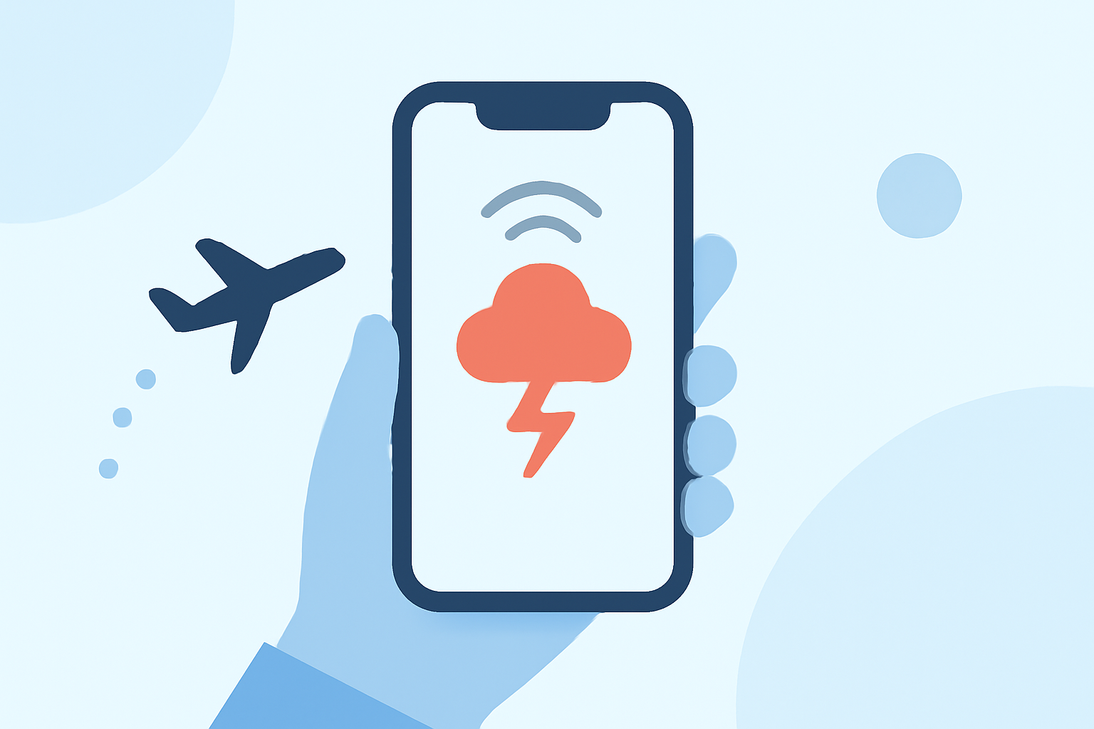Navigating Storm Impacts on Connecting Flights Using Your iPhone