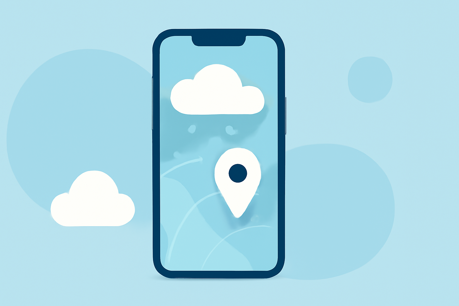 Understanding Snow Rate Maps on iPhone