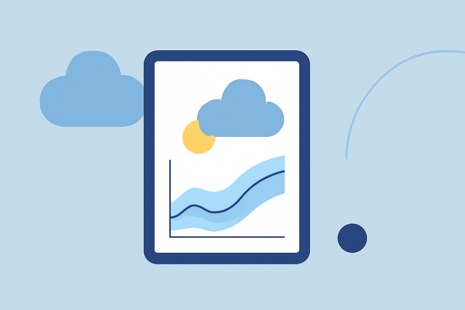 Understanding Weather Forecast Confidence Intervals on iPad