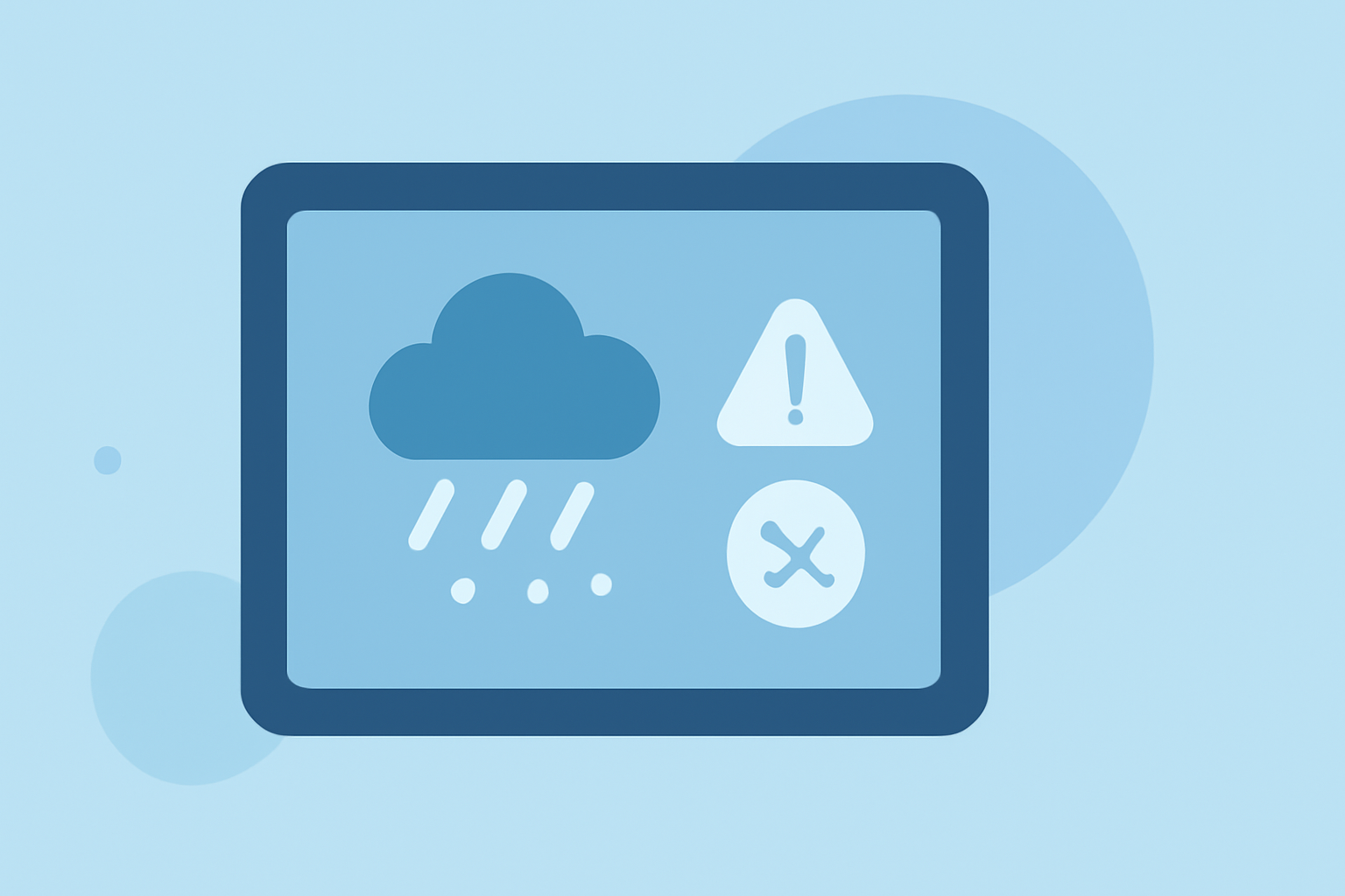Sleet Forecasts: Mistakes to Avoid on a Tablet