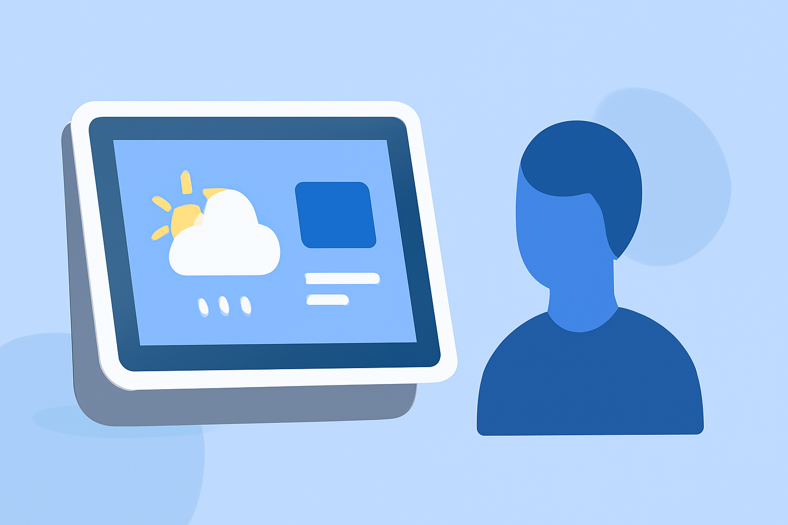 Enhancing School Drop-Offs with Real-Time Weather Updates on Smart Displays