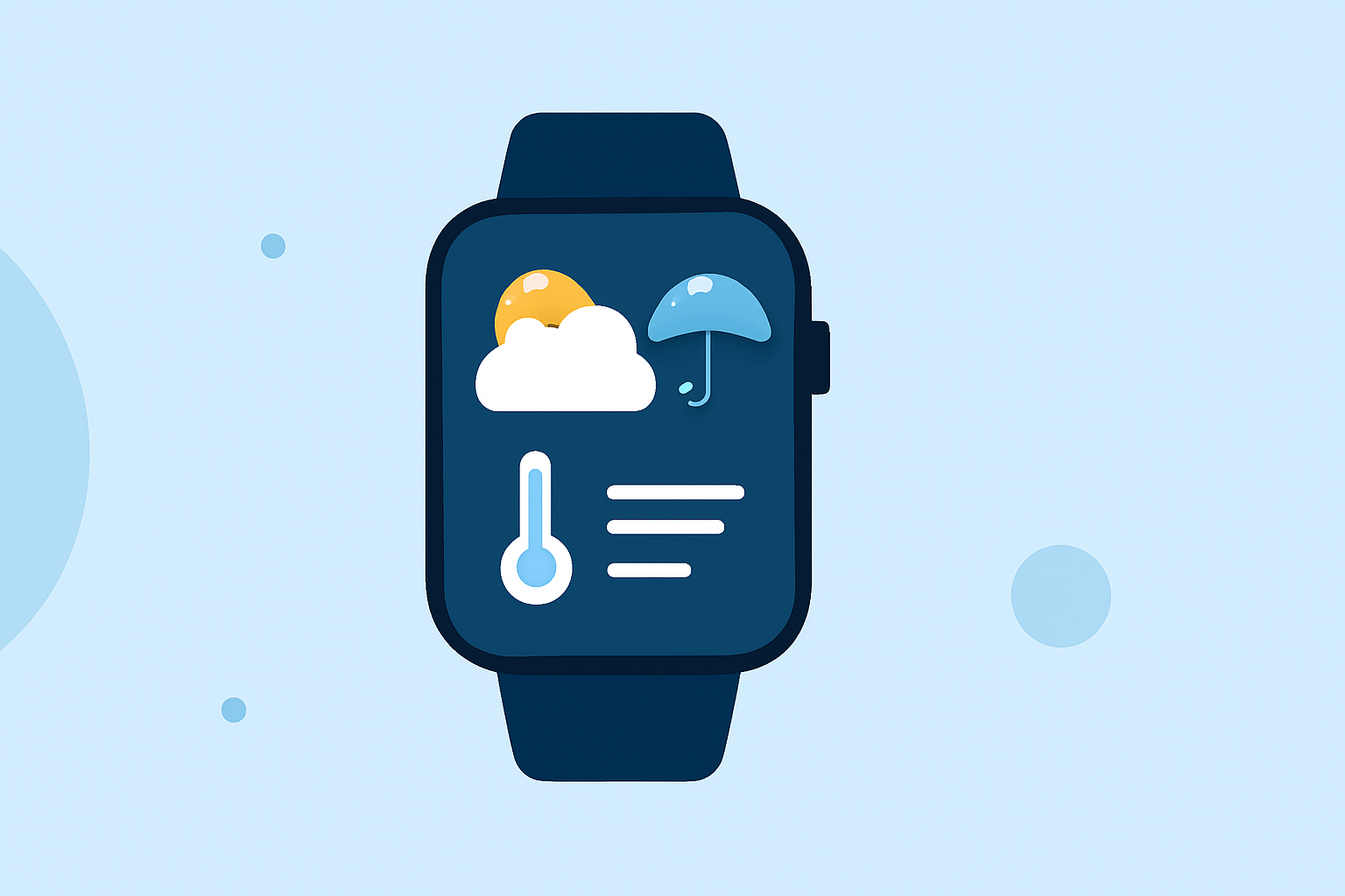 Weather-Aware Electronics Step by Step on Wear OS