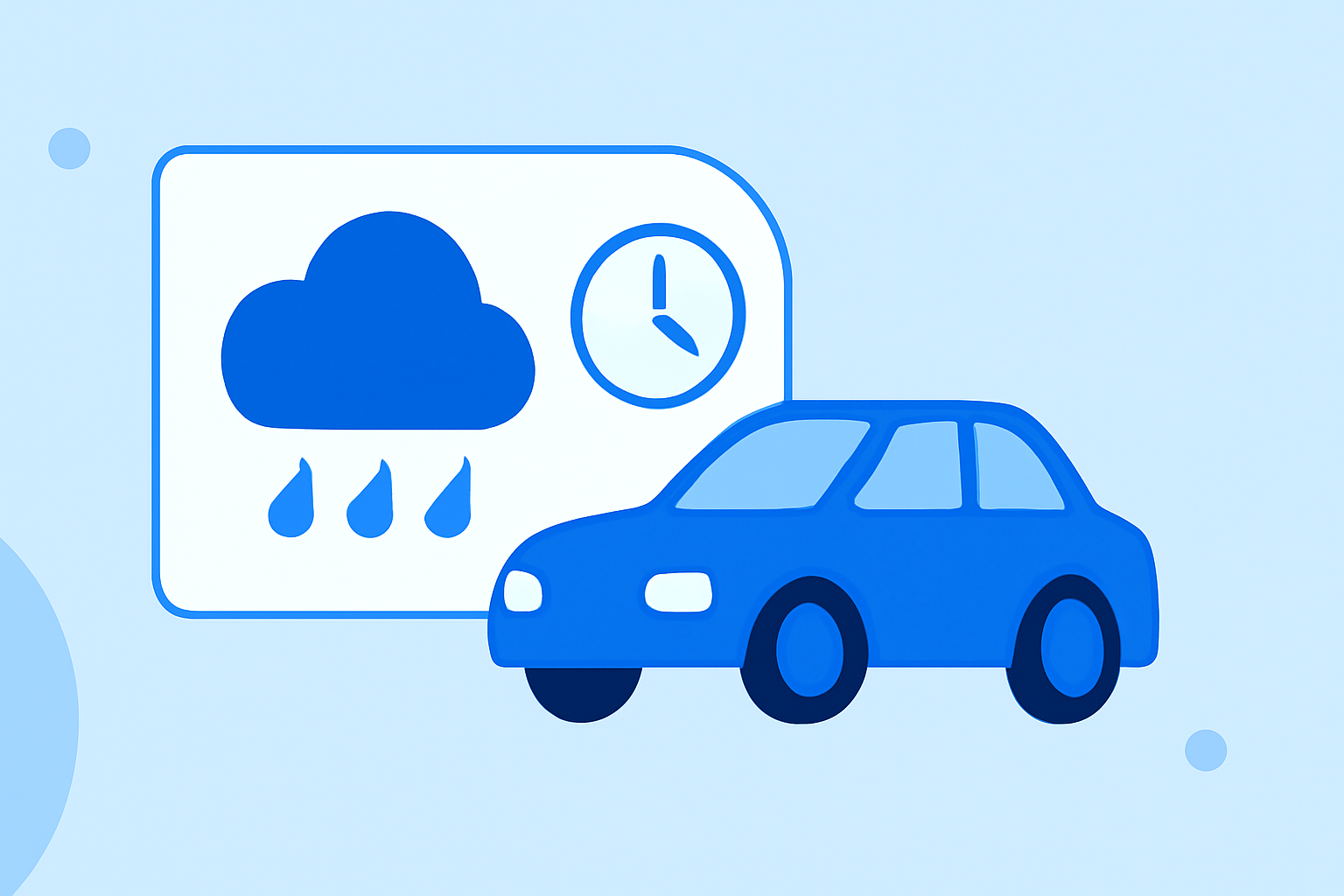 Minute-by-Minute Rain Forecast Tips for Your Car Journey