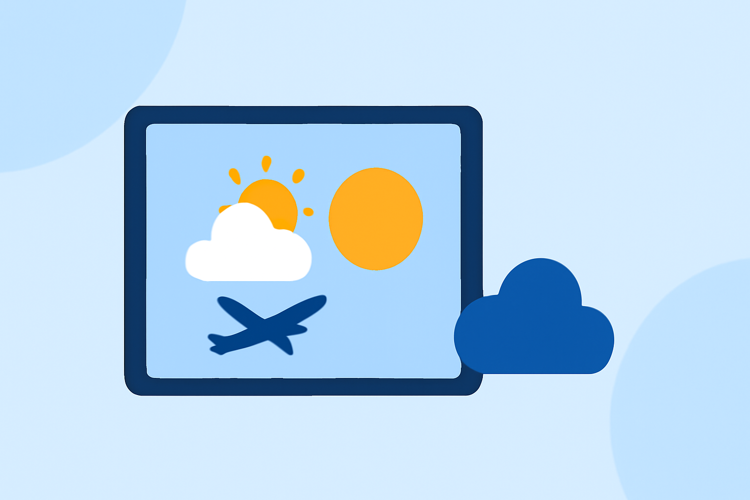 Quickly Track Weather for Connecting Flights on Your iPad