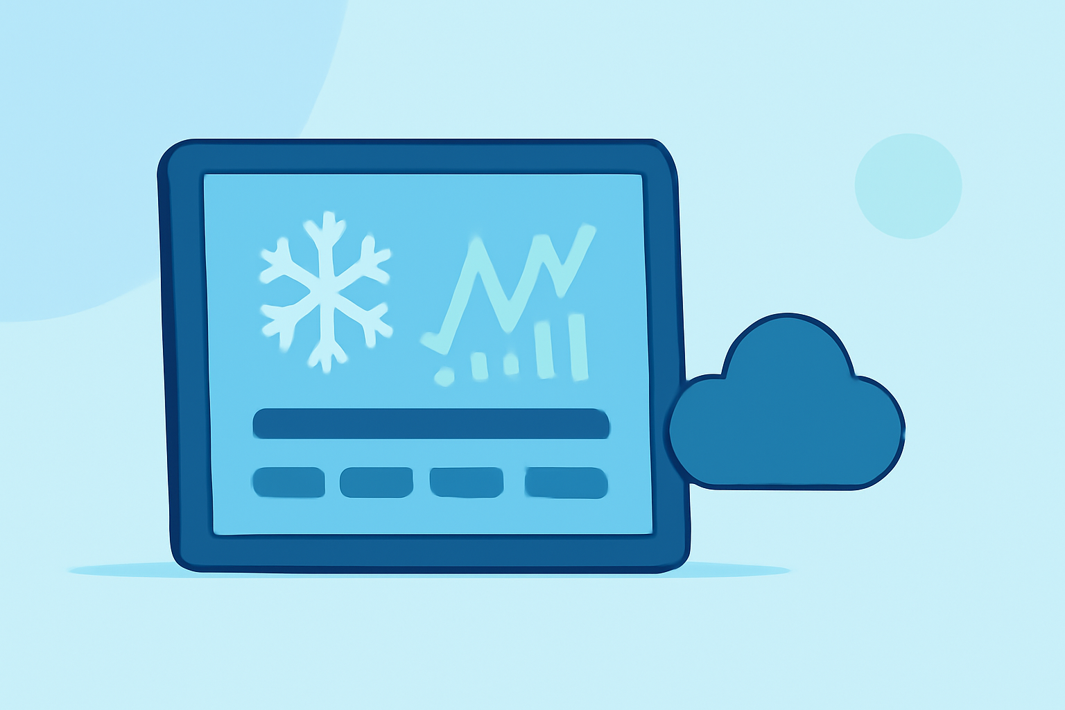 Pro Minute-by-Minute Snow Forecast on a Tablet