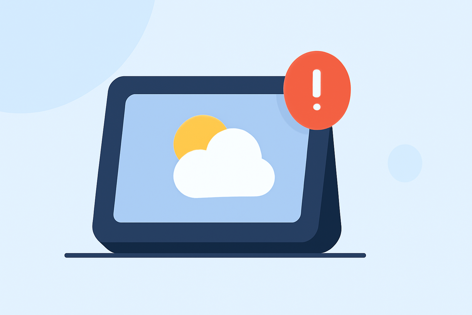 Understanding Weather Notification Badges on Smart Displays