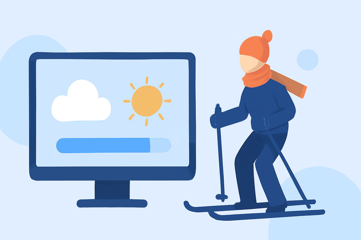 Enhancing Your Skiing Experience with Smart Display Weather Updates