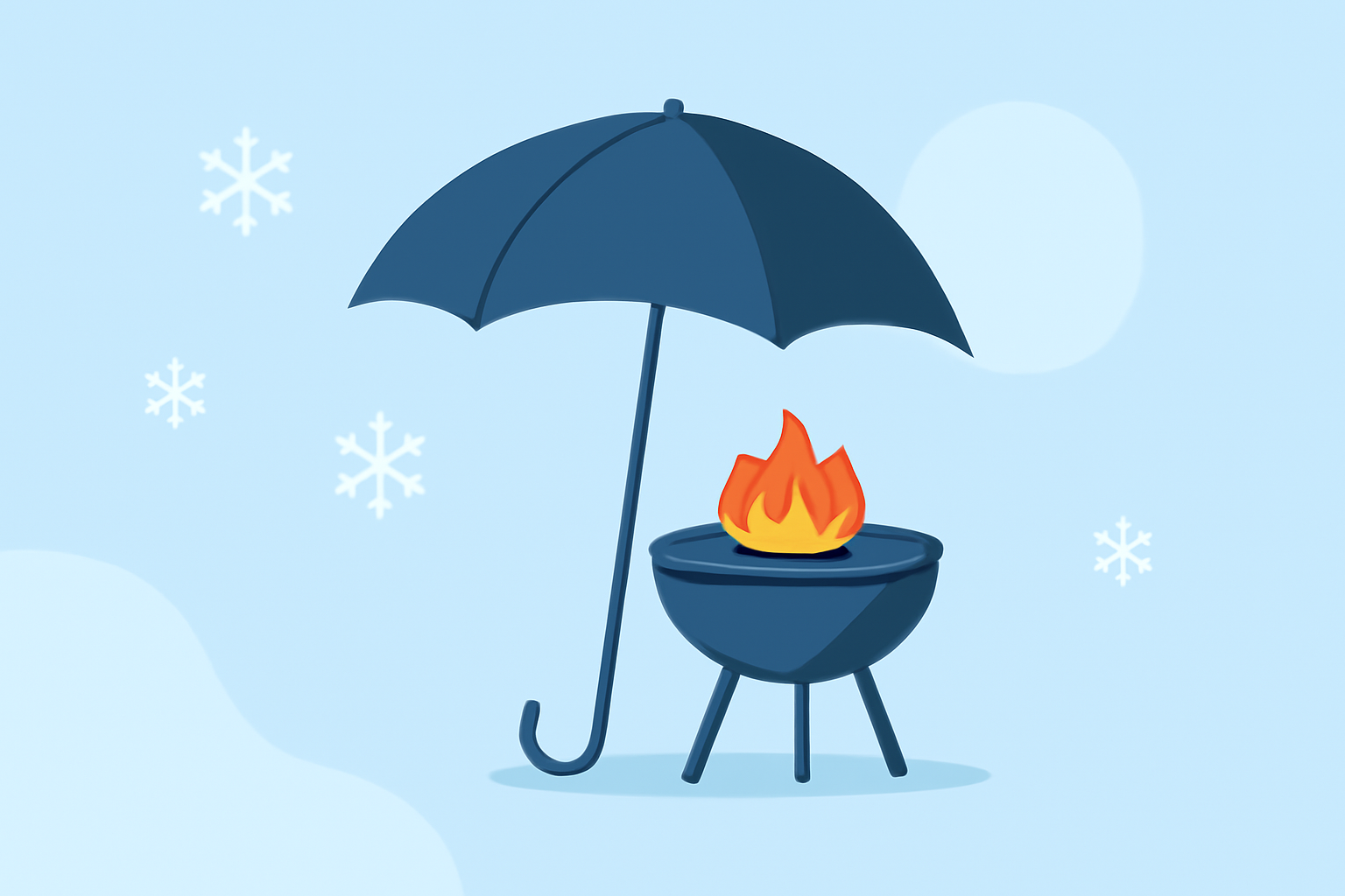 Outdoor Barbecue Tips During Winter Storms