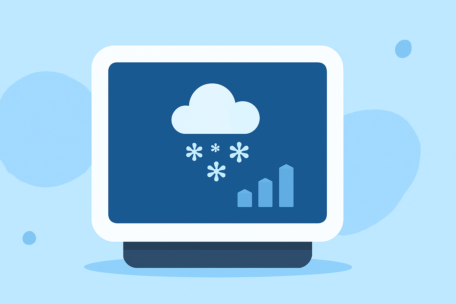 An Introduction to Snow Forecasts on a Smart Display