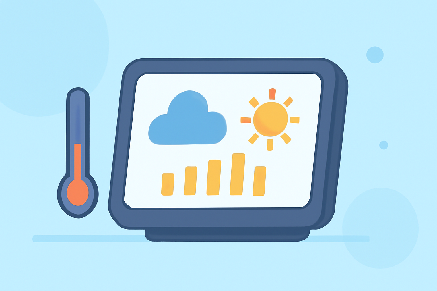 How to Set Up Temperature Forecasts on Your Smart Display