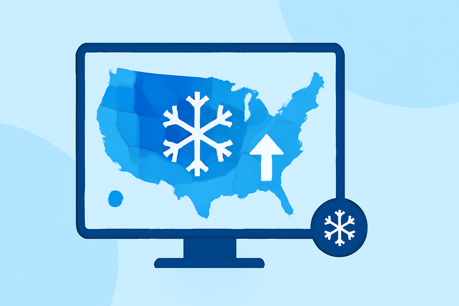 Understanding Snow Rate Maps During Winter Storms