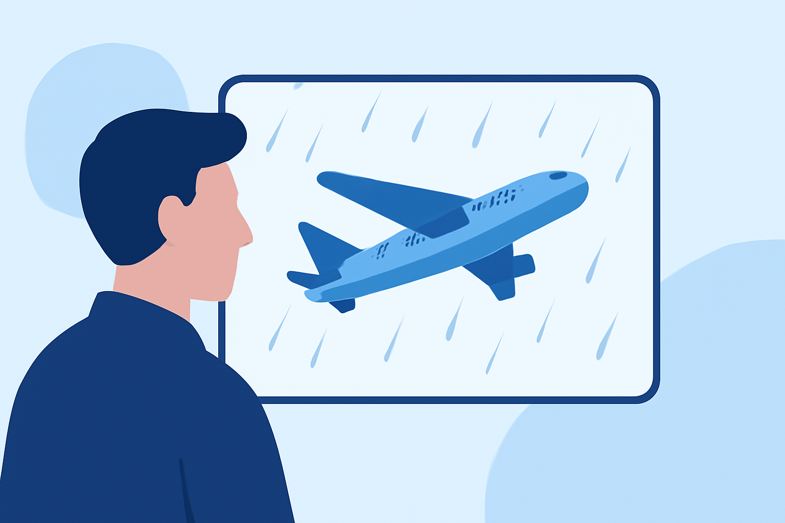 Understanding Flight Delays Due to Rain: A Guide for First-Time Flyers