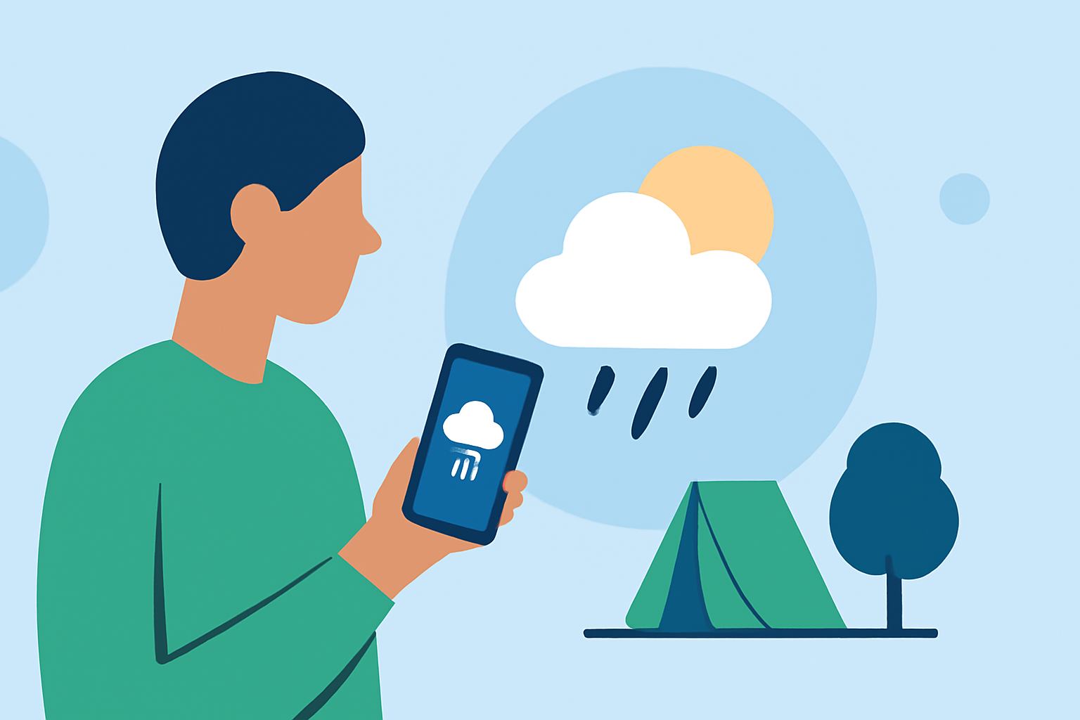 How to Plan for Weather at Outdoor Parties While on the Go
